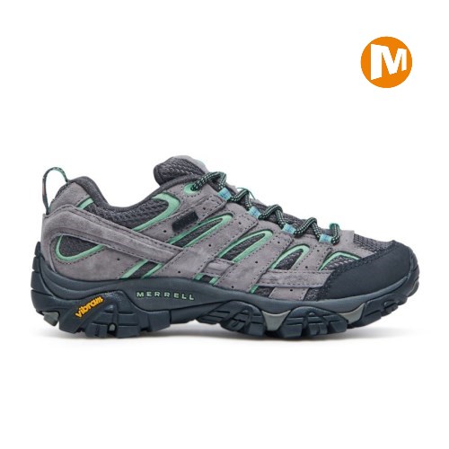 Merrell Moab 2 Waterproof Wanderschuhe Damen Grau [DE-VCWMH]